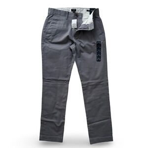 J. Crew Men's Charcoal Grey Chinos Pants NWT